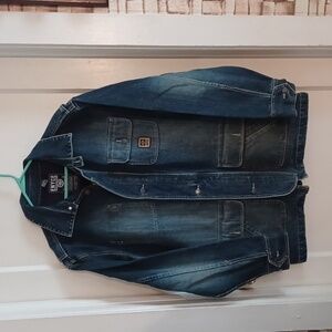 EYNYCE Denim ranch coat  men's size large